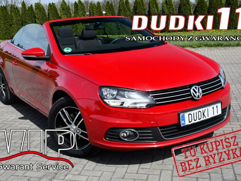 Volkswagen Eos 1.4Turbo DUDKI11 Cabrio,Serwis,Parktronic.Tempomat.podg.Fotele.