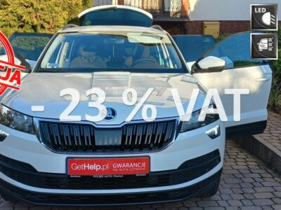 Škoda Karoq 4x4 DSG 2.0Tdi 190KM F.VAT 23% Salon PL 63 tys netto Serwisy ASO