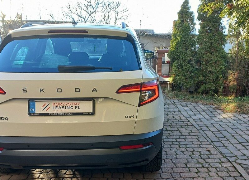 Škoda Karoq 4x4 DSG 2.0Tdi 190KM F.VAT 23% Salon PL 63 tys netto Serwisy ASO