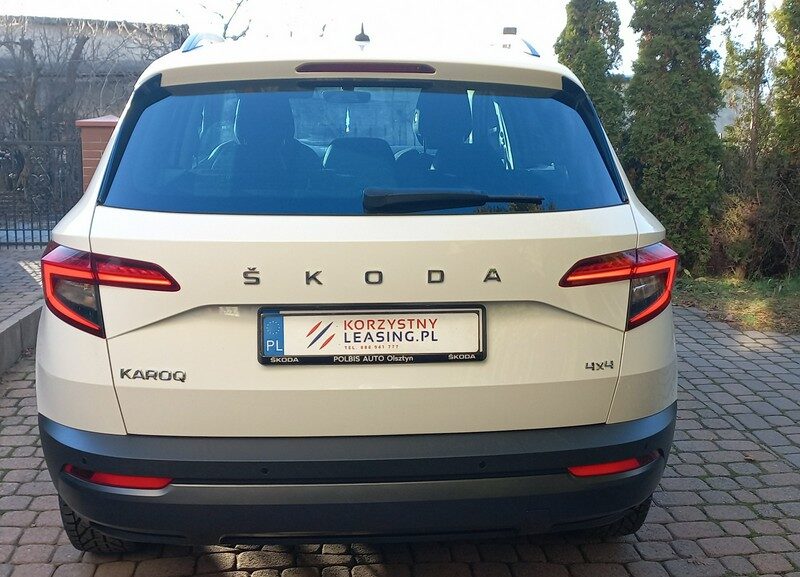 Škoda Karoq 4x4 DSG 2.0Tdi 190KM F.VAT 23% Salon PL 63 tys netto Serwisy ASO