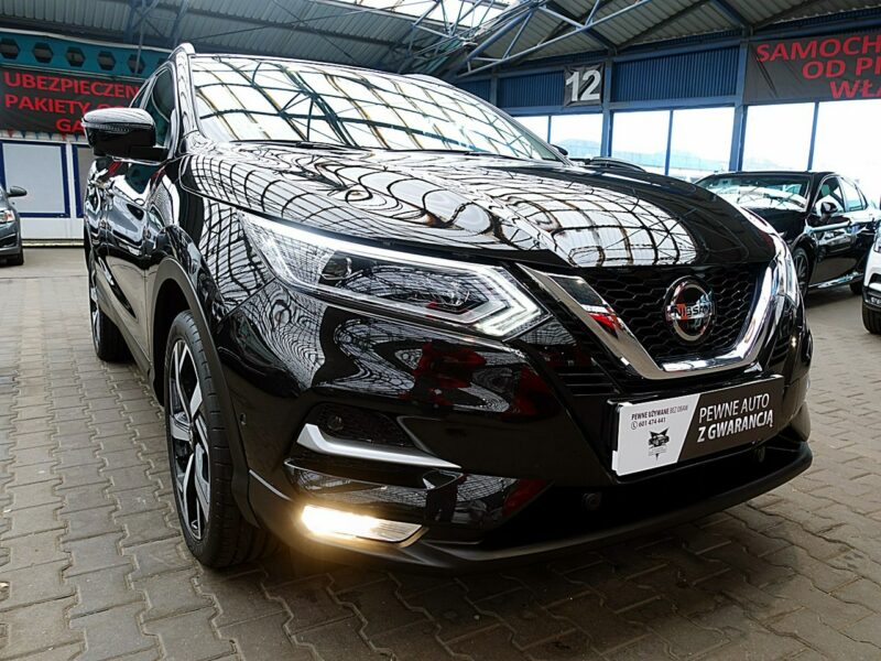 Nissan Qashqai TEKNA+Led+PANORAMA+Skóra+Navi+Kamera 360 GWARANCJA 1wł Kraj Bezwypad II (2013-2021)