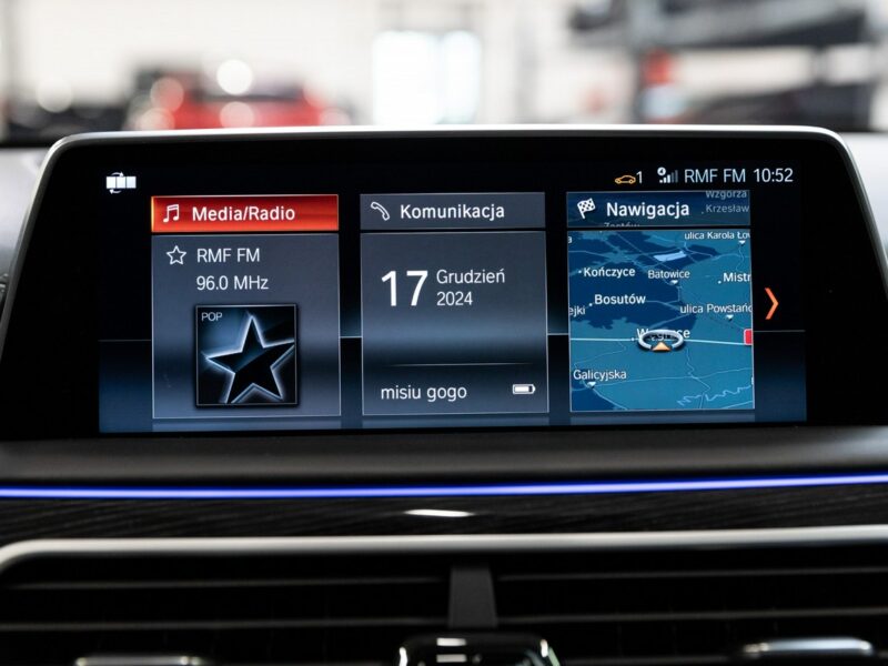 BMW 740 xDrive 320KM M-Sport. 22 000 km! Masaże. Skrętna oś. ACC. G12 (2015-...)