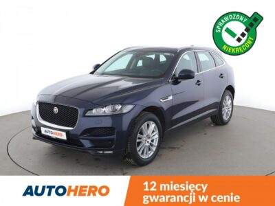 Jaguar F-PACE 20d Automat AWD Portfolio Panorama Tempomat Skóra Bi-Xenon Kamera PDC