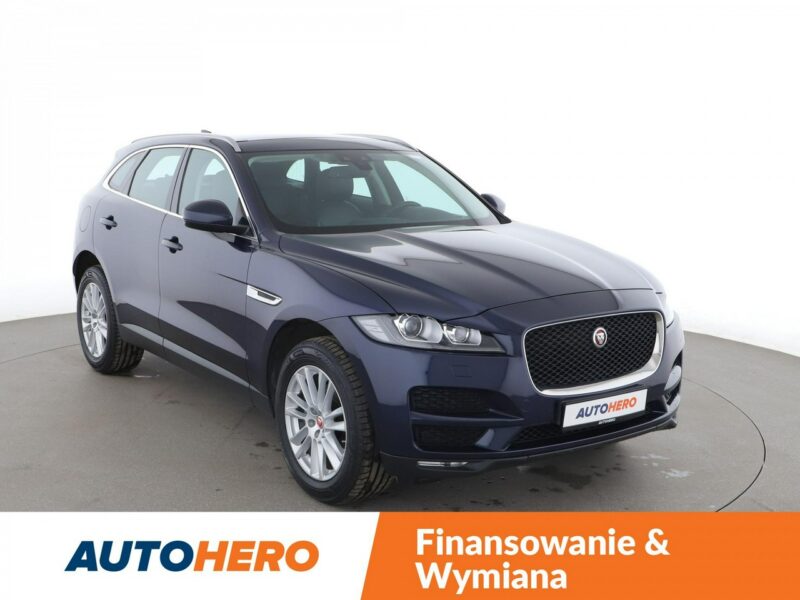 Jaguar F-PACE 20d Automat AWD Portfolio Panorama Tempomat Skóra Bi-Xenon Kamera PDC