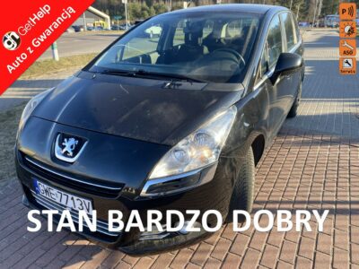 Peugeot 5008 Benzyna, hak, opony wielosezonowe, 5 miejsc, tempomat, isofix,czujniki I (2009-2017)