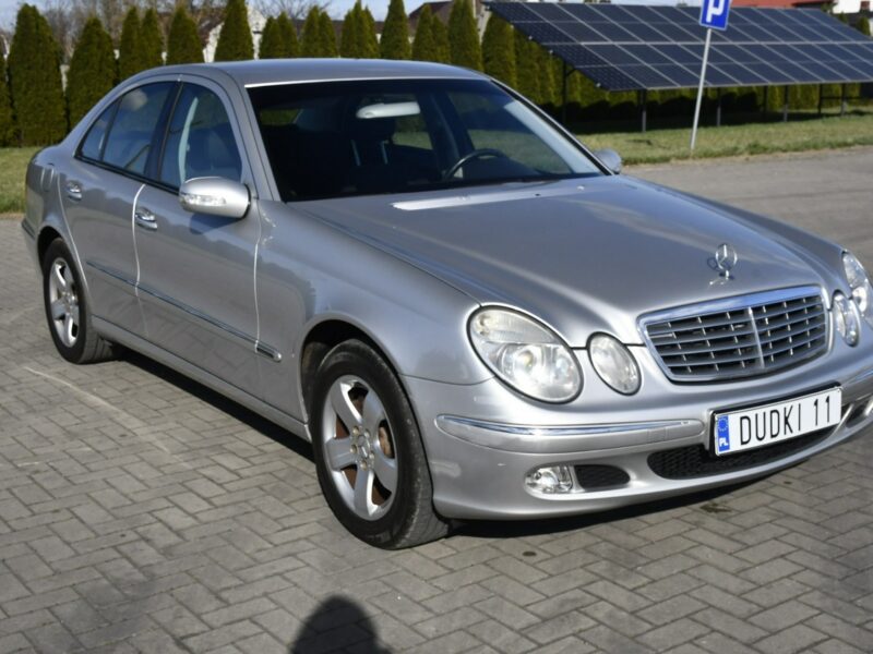Mercedes E 240 2,6Benz DUDKI11 Automat,Tempomat.El.szyby.2 Komp.Kół.kredyt.OKAZJA W211 (2002-2009)