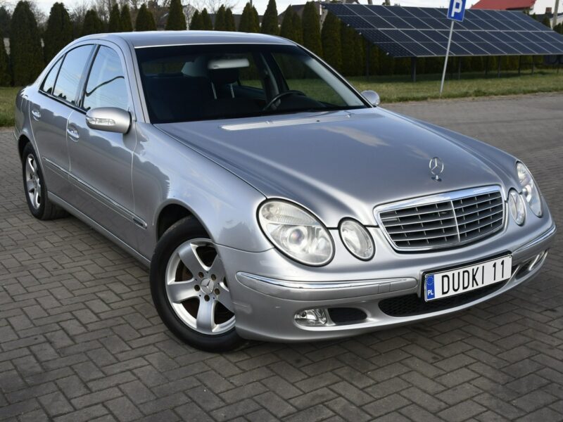 Mercedes E 240 2,6Benz DUDKI11 Automat,Tempomat.El.szyby.2 Komp.Kół.kredyt.OKAZJA W211 (2002-2009)