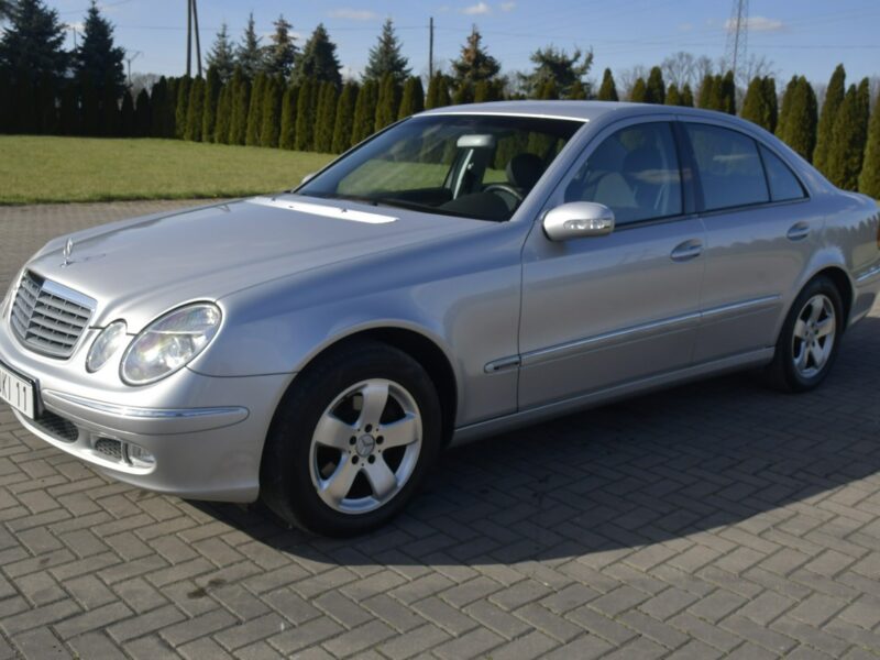 Mercedes E 240 2,6Benz DUDKI11 Automat,Tempomat.El.szyby.2 Komp.Kół.kredyt.OKAZJA W211 (2002-2009)
