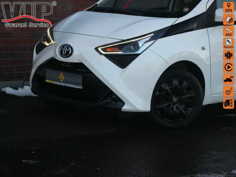 Toyota Aygo Navi*Klima*GrzaneFotele*Kamera*PanelDotyk*Esp*Led*BT*Android*Gwar VGS II (2014-)