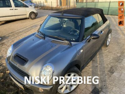 Mini Cooper S S 170KM, cabrio, skóry, symboliczny przebieg, klimatyzacja, ksenony