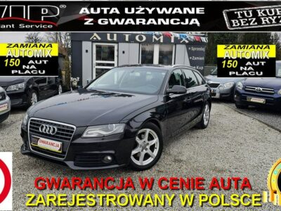 Audi A4 2.0 TDI - 140 KM * Duża Navi * Automat / Ledy Biksenon *HAK /Gwarancja B8 (2007-2015)