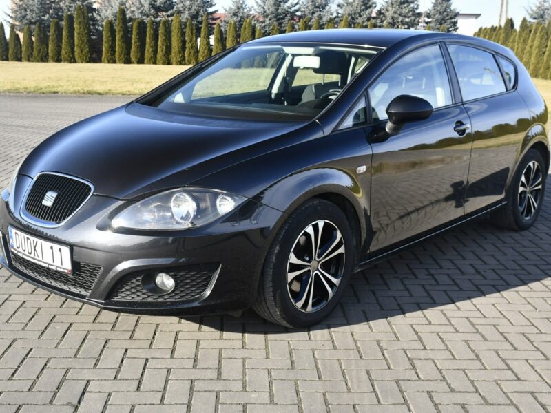 Seat Leon 1.6MPI Benz. DUDKI11 Klimatyzacja.El.szyby.Centralka.Alu,Tempomat II (2005-2012)