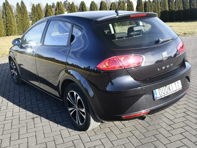 Seat Leon 1.6MPI Benz. DUDKI11 Klimatyzacja.El.szyby.Centralka.Alu,Tempomat II (2005-2012)