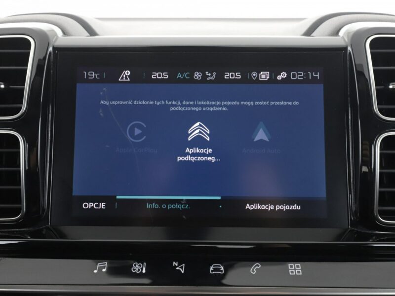 Citroen C5 Aircross 1.6 PHEV Automat Klimatyzacja Tempomat Nawigacja Asystenci Kamera LED