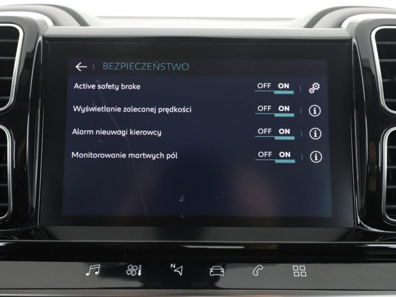 Citroen C5 Aircross 1.6 PHEV Automat Klimatyzacja Tempomat Nawigacja Asystenci Kamera LED