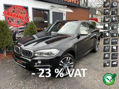 BMW X6 M50 LED, Klima, Navi, Akt. Tempomat, Asystenci, Kamera 360, Ambiente, USB F16 (2014-)