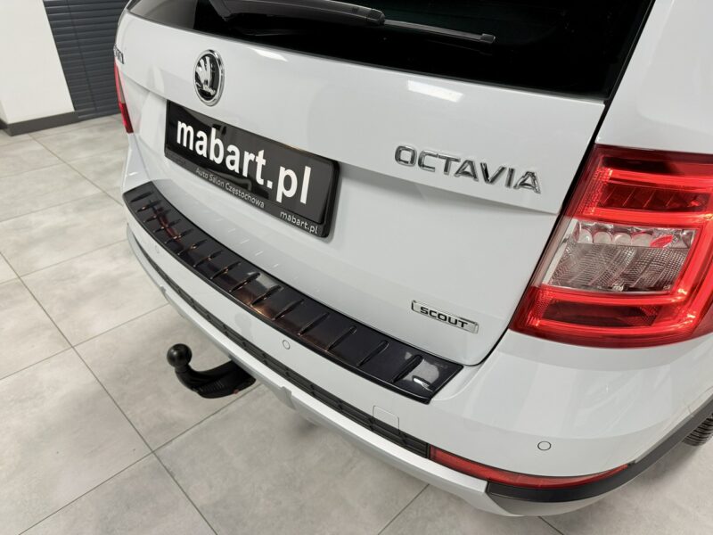 Škoda Octavia SCOUT 2.0 TDI 184KM*DSG*4x4*AppleCar*Bi-Xenon*Duża Navi*Tempomat*Black III (2013-)