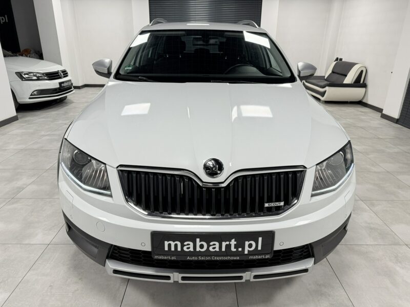 Škoda Octavia SCOUT 2.0 TDI 184KM*DSG*4x4*AppleCar*Bi-Xenon*Duża Navi*Tempomat*Black III (2013-)
