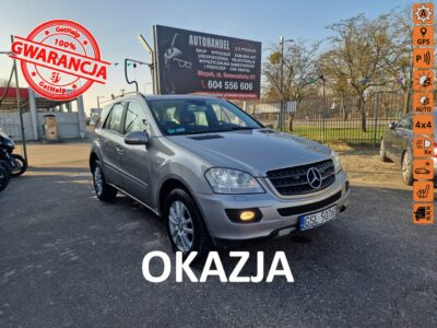 Mercedes ML 320 3.0 CDI 224 KM, 4-Matic, Automat, Klimatyzacja, Pneumatyka, Skóra W164 (2005-)