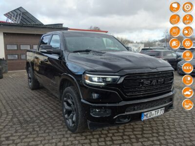 Dodge RAM DODGE RAM WERSJA LIMITED NIGHT BLACK SILNIK 5.7 BENZYNA 400km 38tys km IV (2009-)