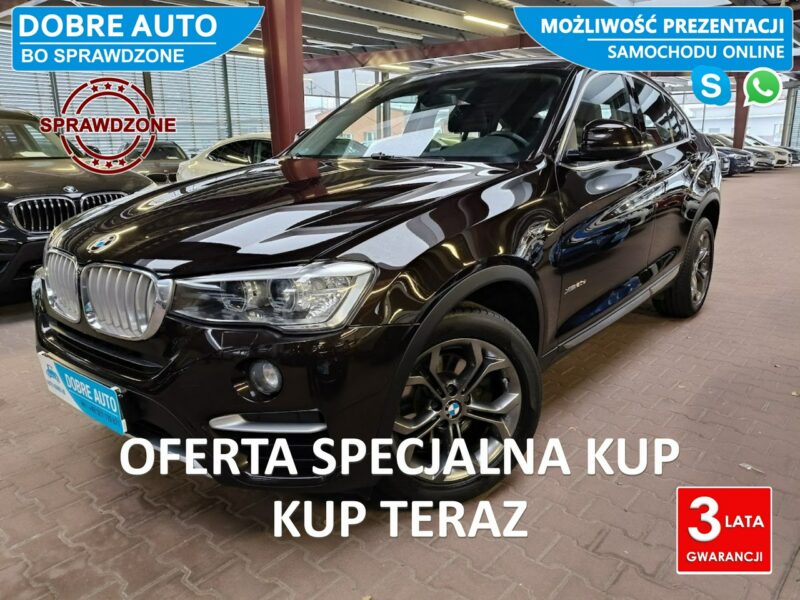 BMW X4 2.0 190KM xDrive Automat, Skóra, Navi, Kamera, Grzane Fotele,FV23% E89 (2009–2016)
