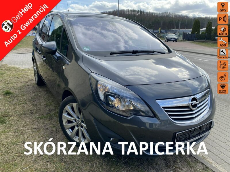 Opel Meriva Edition,podgrz. fotele i kierownica, czujniki p/t, szklany dach, skóry II (2010-)