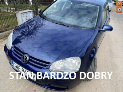 Volkswagen Golf CLIMAtic, oszczędny, hak, niezawodna benzyna, isofix, zadbany, zarej. V (2003-2008)