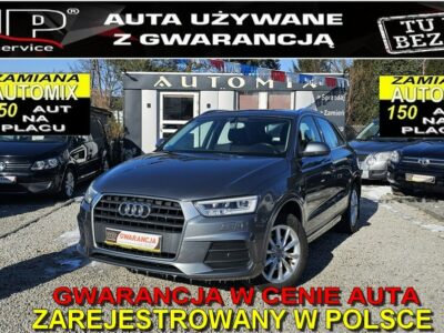 Audi Q3 LIFTING ,Manual,Zarejestrowany w PL 1-Wł 2Xkoła GWARANCJA,Lub Zamienie I (2011-2018)