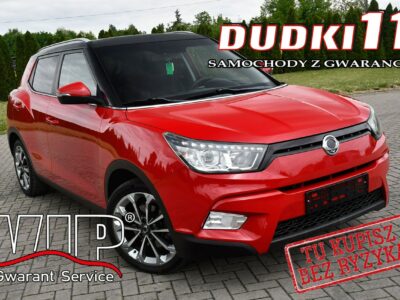 SsangYong Tivoli 1,6 Benzyna. Kamera Cof.Tempomat.Alu,Śliczny!.Ledy.6 Biegowe.OKAZJA