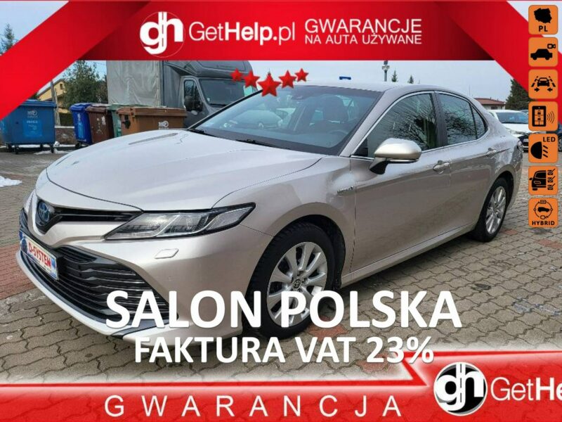 Toyota Camry 20-21r Salon Polska 2.5 HYBRID Gwarancja Serwis ASO ST VIII (2016-2018)