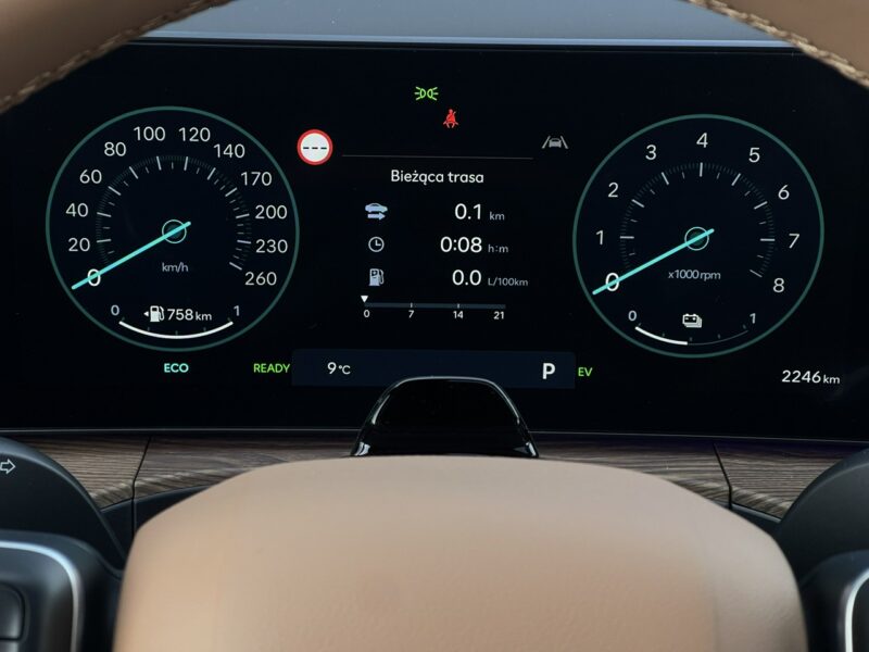 Hyundai Santa Fe 1.6 T-GDI HEV 4WD 215KM 5os. Platinum Sun Tech - demo dostępne od ręki generacja IV