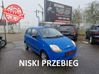 Chevrolet Matiz 0.8 Benzyna 52 KM, Dwa Klucze, Isofix, Radio CD, El. Szyby Przód II (2005-)