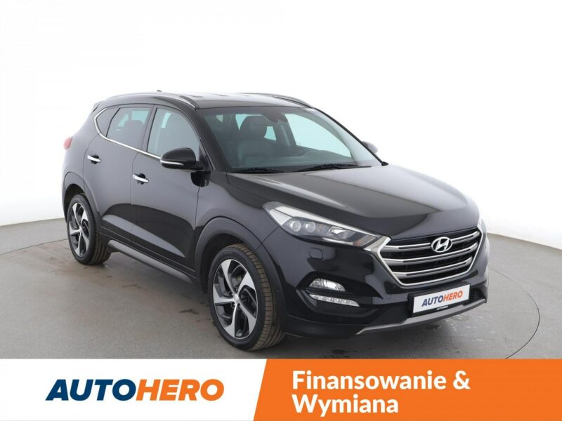 Hyundai Tucson Premium automat 4WD 185KM skóra grzane+wentyl.fotele navi kamera LED III (2015-2020)