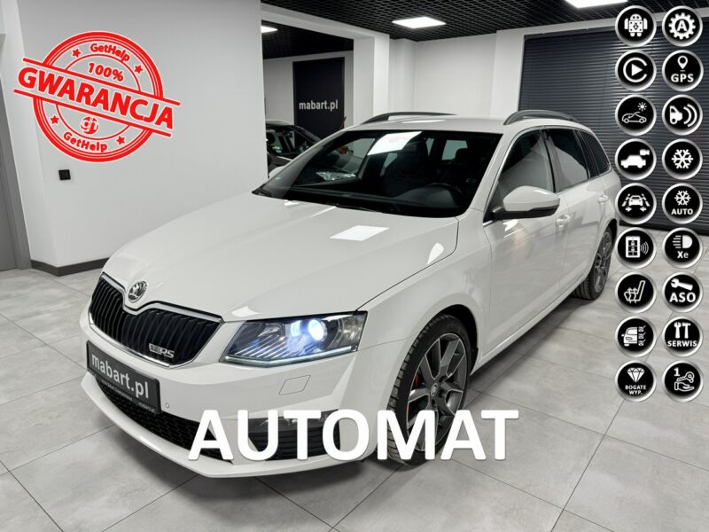 Škoda Octavia RS 2.0 TDI 184KM*VRS Mode*AppleCar*Bi-Xenon*El.Klapa*CANTON HiFI*NIEMC III (2013-)