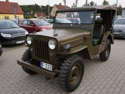 Jeep Willys zarejestrowany w Polsce.