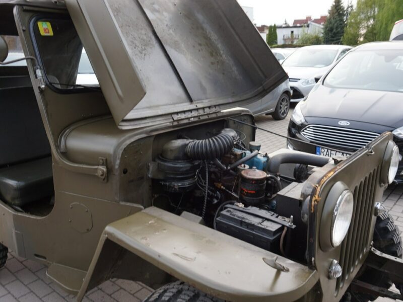 Jeep Willys zarejestrowany w Polsce.
