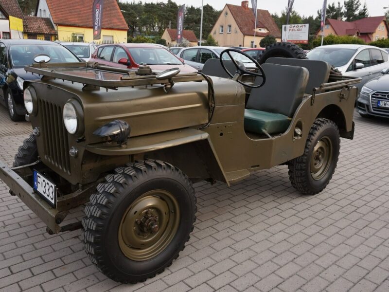 Jeep Willys zarejestrowany w Polsce.
