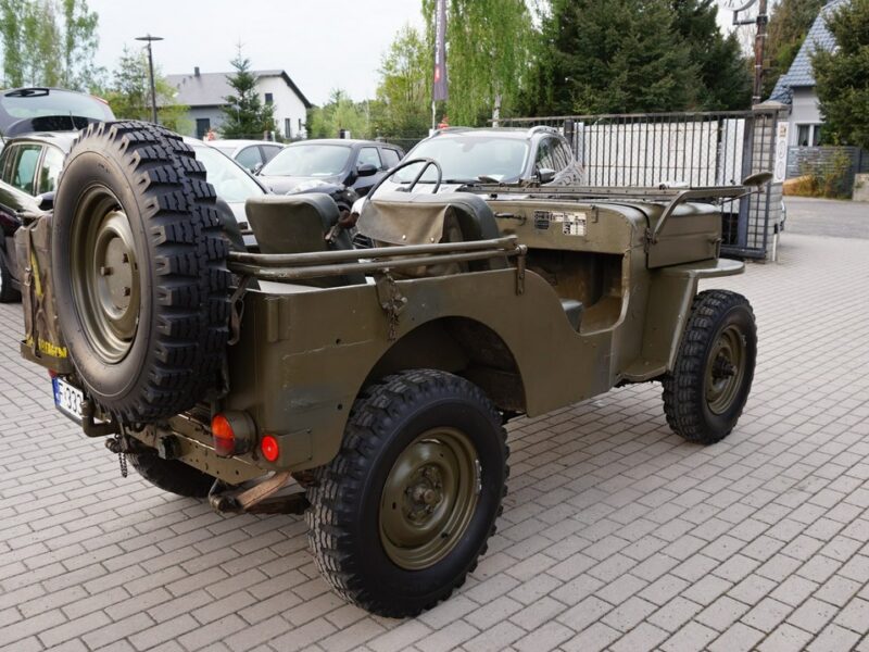 Jeep Willys zarejestrowany w Polsce.