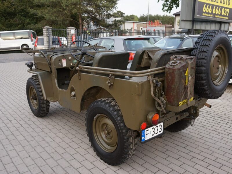 Jeep Willys zarejestrowany w Polsce.