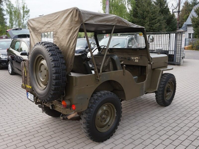 Jeep Willys zarejestrowany w Polsce.