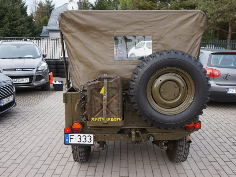 Jeep Willys zarejestrowany w Polsce.