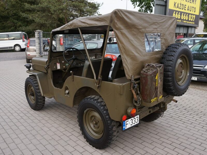 Jeep Willys zarejestrowany w Polsce.
