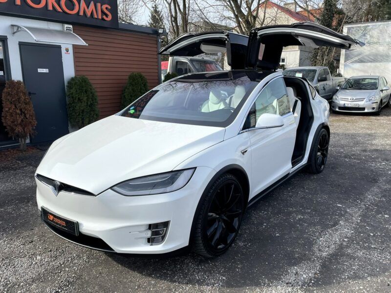 Tesla Model X X 75D Allradantrieb, 6x Podrzewane fotele, Zasięg 300 Km, LED, 4x4