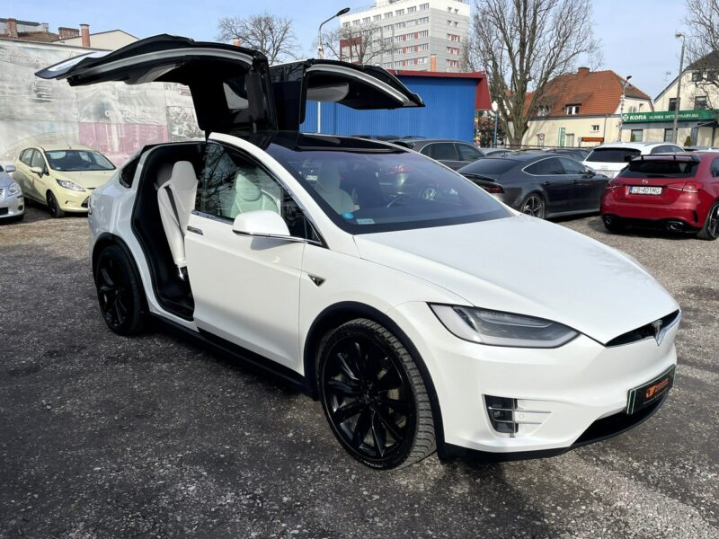Tesla Model X X 75D Allradantrieb, 6x Podrzewane fotele, Zasięg 300 Km, LED, 4x4