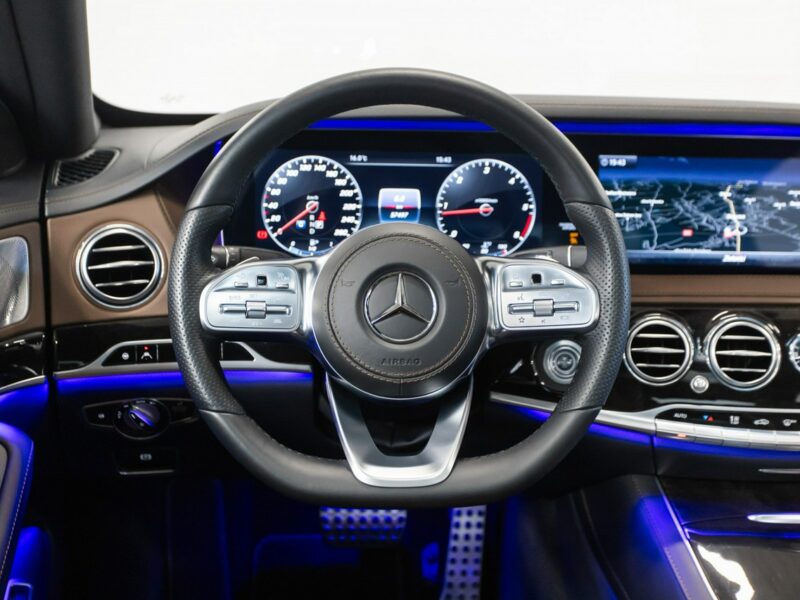 Mercedes S 400 S400d 4Matic Long AMG. Salon PL. Monitory. Bezwypadkowy. W222 (2013-2020)