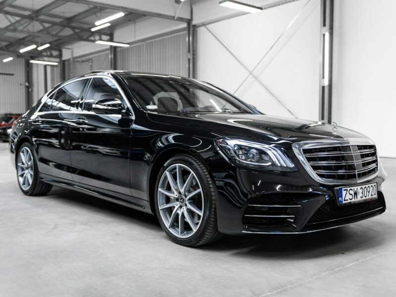 Mercedes S 400 S400d 4Matic Long AMG. Salon PL. Monitory. Bezwypadkowy. W222 (2013-2020)