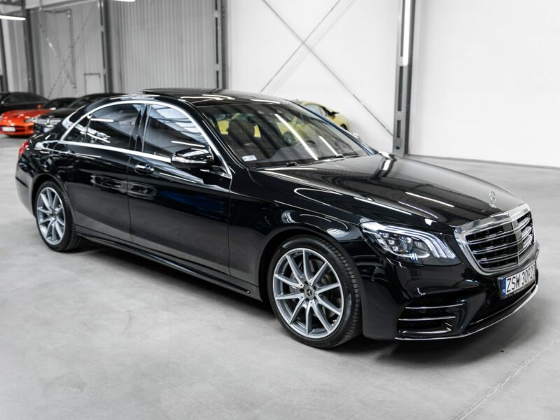 Mercedes S 400 S400d 4Matic Long AMG. Salon PL. Monitory. Bezwypadkowy. W222 (2013-2020)