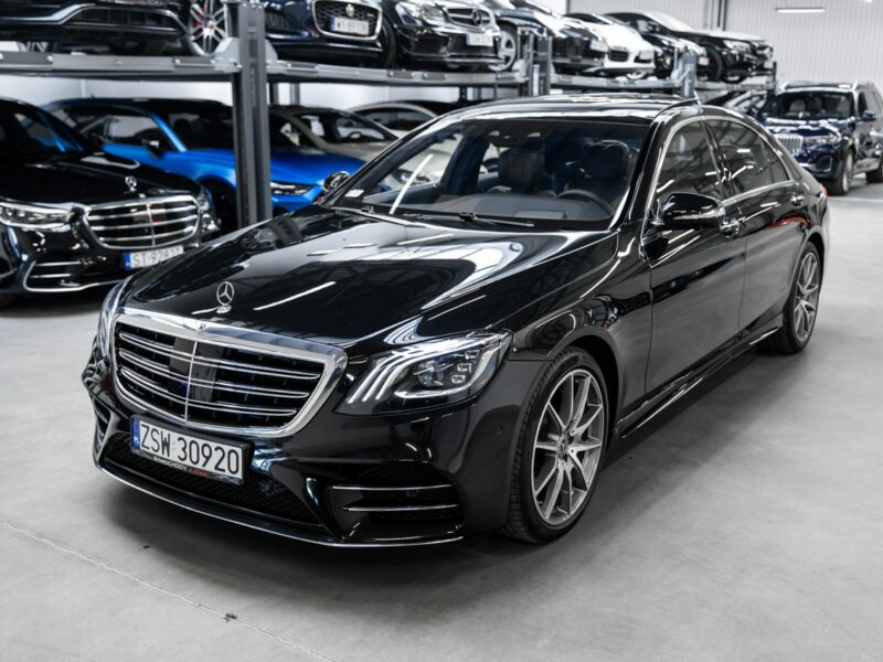 Mercedes S 400 S400d 4Matic Long AMG. Salon PL. Monitory. Bezwypadkowy. W222 (2013-2020)