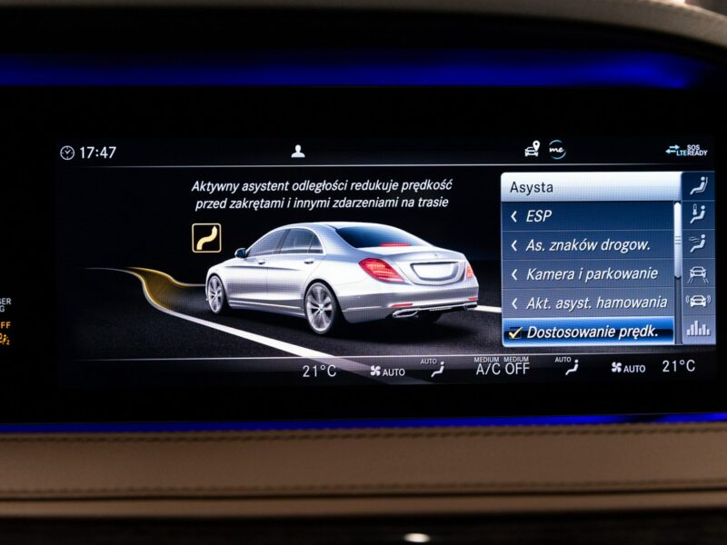 Mercedes S 400 S400d 4Matic Long AMG. Salon PL. Monitory. Bezwypadkowy. W222 (2013-2020)