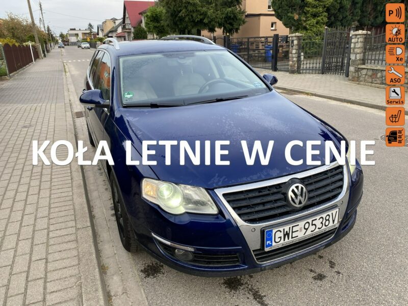 Volkswagen Passat 1,8b Higline, drugie koła alu, alkantara, podg. szyba czołowa i fotele B6 (2005-2010)